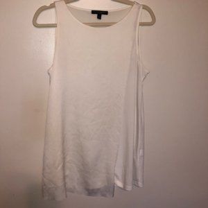 Banana Republic Chiffon White Blouse